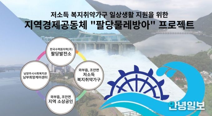 남양주시 사회복지관 남부희망케어센터, 한수원(주)팔당수력발전소와 ‘팔당물레방아’프로젝트 업무협약 체결