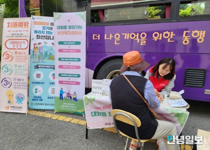 고양시 대화동, 주민 맞춤 서비스 제공‘찾아가는 보건복지 상담소’운영