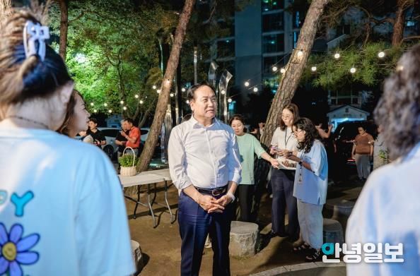 오산시, 아파트 야간경관 밝히다