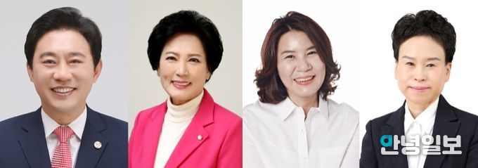 사진 왼쪽부터 조례안을 발의한 한갑수 이진분 김유숙 이지화 의원