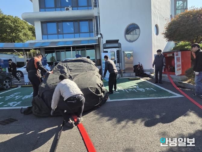 안성시, 안성소방서와 ‘소방합동훈련’ 실시