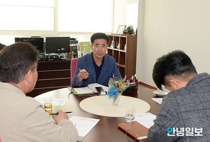 오산시의회 성길용 부의장, 마을버스 운수업체 대표들과 간담회