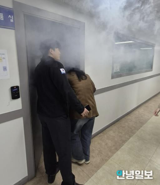 수원시 팔달구 우만2동, 공공기관 합동 소방훈련 실시