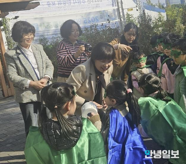 수원시 영통구 매탄1동, 사랑유치원과 우유팩 교환 체험 활동 실시