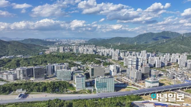 과천지식정보타운 모습