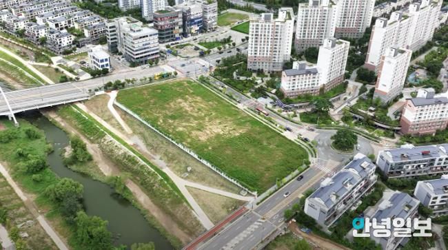 화성시립미술관 부지 항공사진