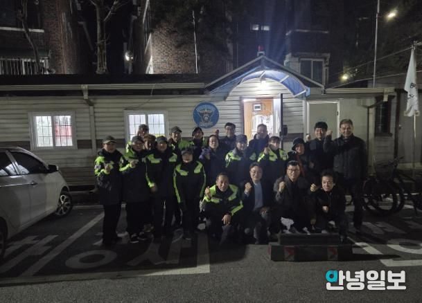 동두천시 상패동, 자율방범대 감악산 지대 위문·격려