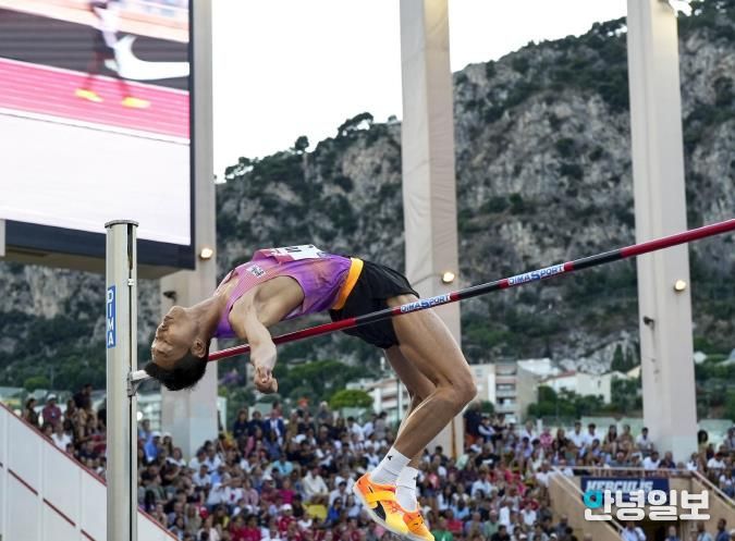 2025 다이아몬드리그 모나코에 참가한 우상혁 선수