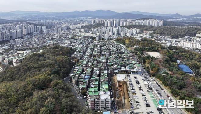 은행1·금광2구역 및 주변 전경 사진