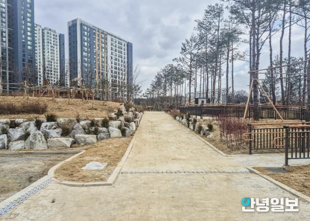 과천지식정보타운 근린공원5 조성 모습