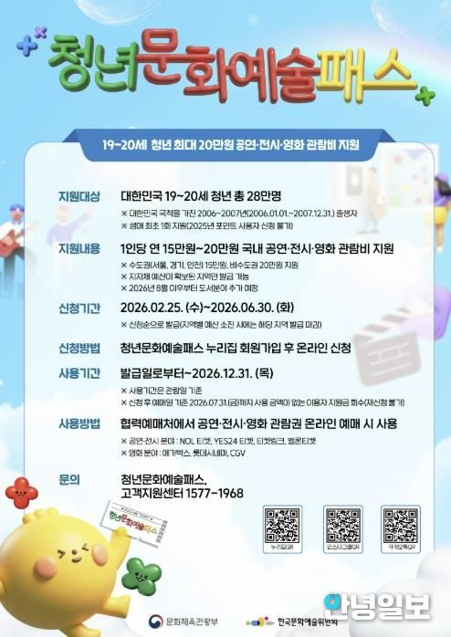 청년문화예술패스사업