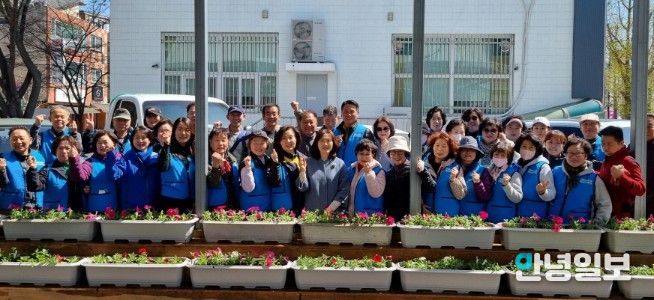 고양시 대화동, 2026년 봄맞이 초화 식재 행사 개최