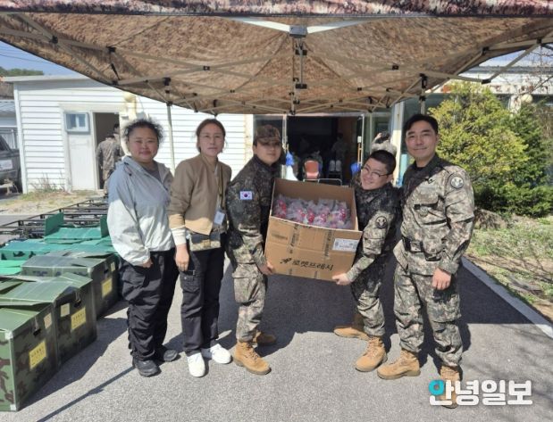 양주시 양주2동 방위협의회, 예비군 훈련병 격려물품 전달