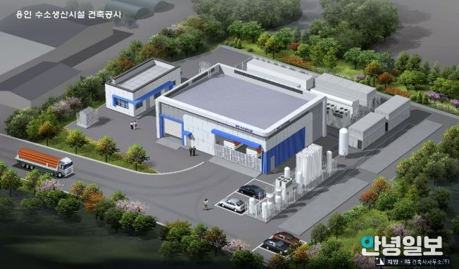 용인특례시 미니수소도시(수소생산시설) 조감도