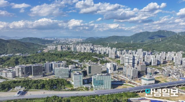 과천지식정보타운 전경